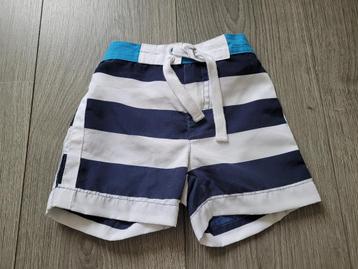 HEMA blauw wit gestreepte zwembroek maat 62/68 ~ MS3129 beschikbaar voor biedingen
