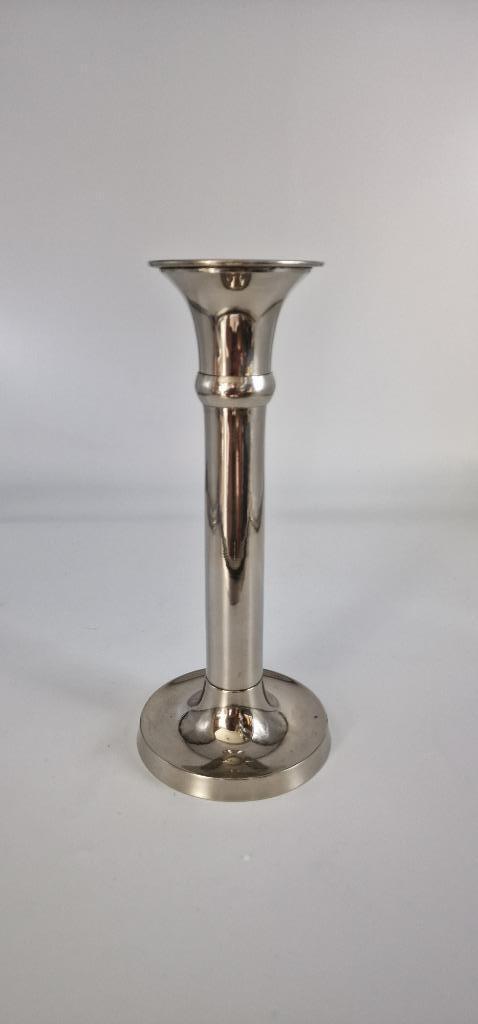 Vintage - Robuuste Kandelaar, Huis en Inrichting, Woonaccessoires | Kandelaars en Kaarsen, Gebruikt, Kandelaar, Minder dan 25 cm