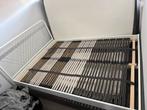 Ikea wit metalen bedframe met lattenbodem, Ophalen, Wit, Tweepersoons, 140 cm