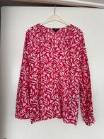 C&A blouse – roze/crème print – maat 46– lange mouwen, Ophalen of Verzenden, Zo goed als nieuw, Maat 46/48 (XL) of groter, Roze