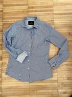 Scotch & Soda dames blouse lichtblauw steepje leuke details, Blauw, Maat 38/40 (M), Scotch & Soda, Zo goed als nieuw