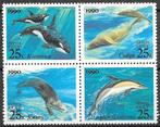 Sovjet Unie: Serie uit 1990 Mi.6130-6133 orka dolfijn otter, Ophalen of Verzenden, Postfris