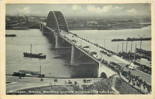 (381-262-005) Nijmegen Nieuwe Waalbrug, Verzamelen, Ansichtkaarten | Nederland, Gelderland, Verzenden