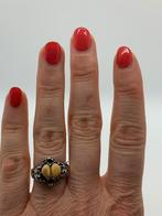 X37 Prachtige zilveren grandel ring maat 18, Sieraden, Tassen en Uiterlijk, Antieke sieraden, Ophalen of Verzenden, Zilver, Ring