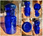 Vintage 70-80s cobalt apothecary can, Ophalen of Verzenden, Huis en Inrichting