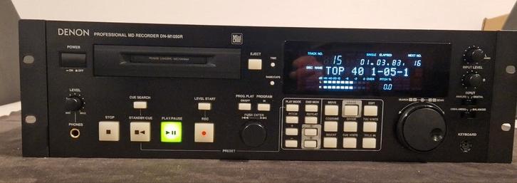 Denon DN-M1050R Pro MiniDisc recorder, Audio, Tv en Foto, Walkmans, Discmans en Minidiscspelers, Minidisc-recorder, Ophalen of Verzenden