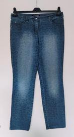 Gerry Weber stretch spijkerbroek met print maat 42, Blauw, Ophalen of Verzenden, Zo goed als nieuw, W33 - W36 (confectie 42/44)