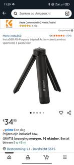 Insta360 All-Purpose Tripod - Compact Statief, Nieuw, Minder dan 150 cm, Met balhoofd, Ophalen of Verzenden