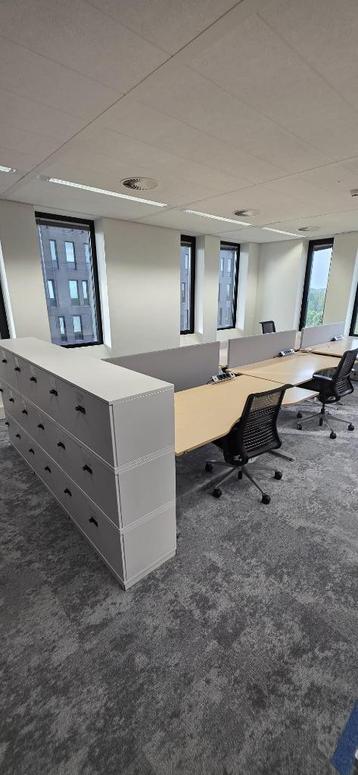 Elektrisch Kinnarps Duo Bureau+2 Steelcase Bureaustoel, 15st - afbeelding 14