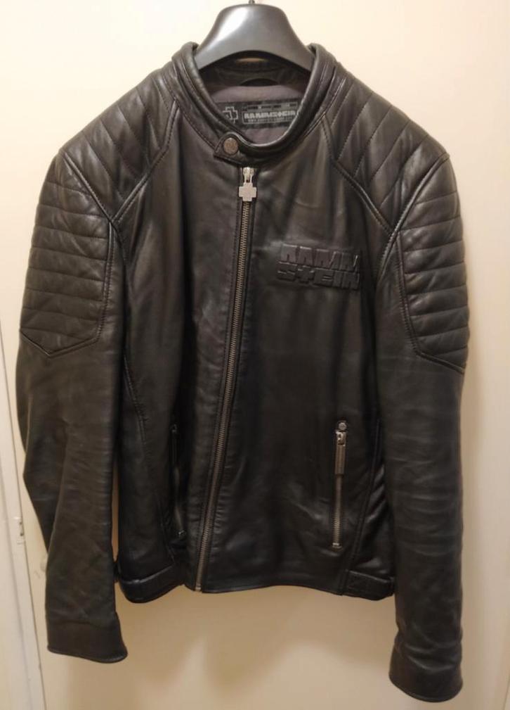 Rammstein Leren Jas, Motoren, Kleding | Motorhelmen, Jethelm, Overige merken, Tweedehands, Ophalen of Verzenden