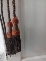 Vintage embrasse  / gordijnkoord bruin, Bruin, Zo goed als nieuw, Minder dan 100 cm, 50 tot 100 cm