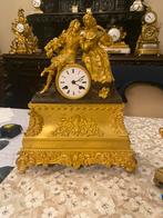 bronzen franse pendule anno 1850, Ophalen of Verzenden