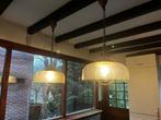 2x vintage jaren 70 hanglamp, Huis en Inrichting, Lampen | Hanglampen, Ophalen, Zo goed als nieuw, Minder dan 50 cm