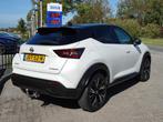Nissan Juke 1.0 DIG-T 115PK N-Design TREKHAAK | NAVI | 360°, Auto's, Stof, 116 pk, Wit, Origineel Nederlands
