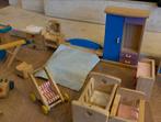 Houten meubels voor poppenhuis, Verzamelen, Poppenhuizen en Toebehoren, Ophalen, Gebruikt, Poppenhuis