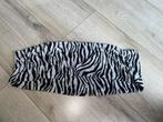 Shawl sjaal tijgerprint grijs zwart, Verzenden, Zo goed als nieuw, Sjaal