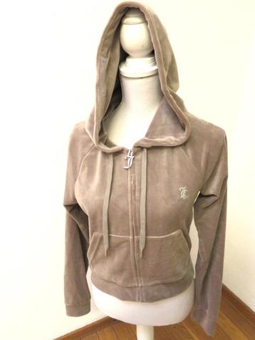 W28 JUICE COUTURE nieuw velvet vestje beige M = 36 beschikbaar voor biedingen
