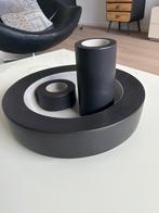 Luxe schaal met 2 waxinelicht houders, Ophalen, Schaal, Rond, Zo goed als nieuw