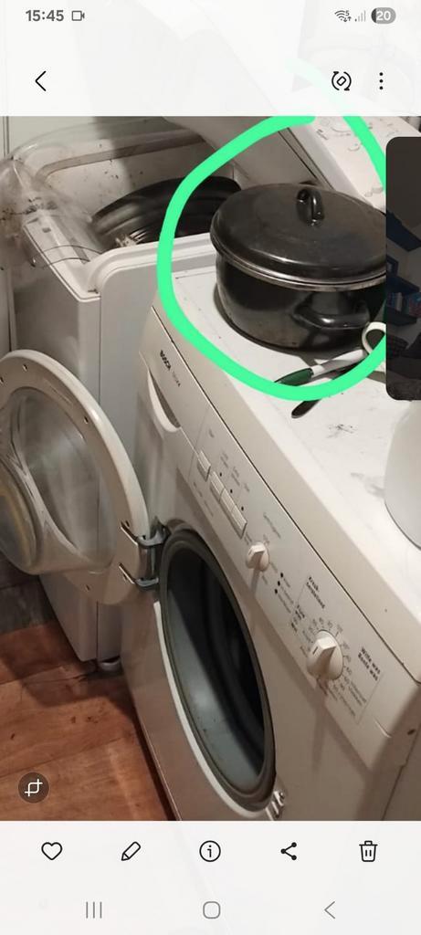 Wasmachine tekoop, Witgoed en Apparatuur, Wasmachines, 85 tot 90 cm, 1200 tot 1600 toeren, Ophalen of Verzenden