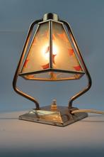Art Deco lampje - jaren '30 - Nederland - glas beschilderd, Ophalen of Verzenden