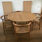 IZGS PP mobler Hans Wegner tafel PP-70  4 stoelen PP-201, Huis en Inrichting, Stoelen, Ophalen