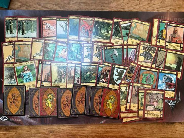 Quest for the Grail - 1995 Stone Ring Games - zeldzaam, Hobby en Vrije tijd, Gezelschapsspellen | Kaartspellen, Gebruikt, Ophalen of Verzenden