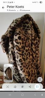 Tijgerprint 3/4 bontjas, Kleding | Dames, Jassen | Winter, Ophalen of Verzenden, Zo goed als nieuw, Maat 36 (S), Bruin