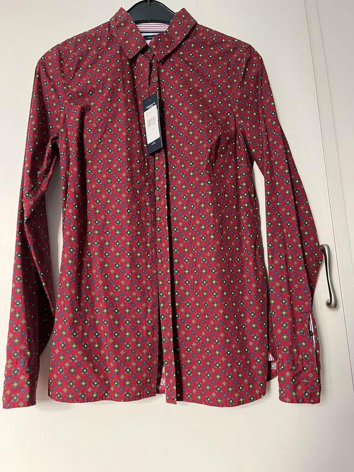 Nieuw met etiket - Tommy Hilfiger blouse, Kleding | Dames, Blouses en Tunieken, Nieuw, Maat 36 (S), Rood, Ophalen of Verzenden