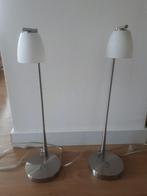 Twee stuks Staande lampen, Huis en Inrichting, Lampen | Vloerlampen, Ophalen, Zo goed als nieuw, Glas, Minder dan 100 cm
