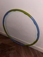Fitness Hoelahoep met Gewicht - Groen/Blauw, Ophalen of Verzenden, Met gewicht, Gebruikt, Fitness hoelahoep