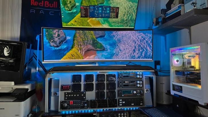 Compleet set Saitek Hardware voor simulatie vliegen, Computers en Software, Joysticks, Zo goed als nieuw, Ophalen of Verzenden