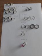 Een collectie aan ringen allerlei soorten, Verzenden, Nieuw, 17 tot 18, Met edelsteen