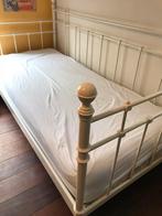 1-persoons spijlen bed Tromnes wit Ikea - zonder matras, Huis en Inrichting, Slaapkamer | Bedden, 90 cm, Eenpersoons, Metaal, Wit