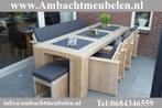 steigerhout Tuinset EXCLUSIVE Tafels - Stoelen - Bank  ACTIE, Verzenden, Bank, Steigerhout, Nieuw