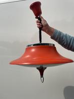 Retro hanglamp in warm oranje, treklamp, Ophalen of Verzenden, Huis en Inrichting