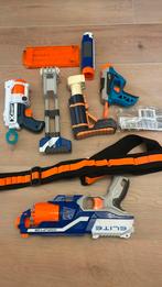 Nerf bundel attachments en pistolen, Kinderen en Baby's, Speelgoed | Buiten | Actiespeelgoed, Ophalen, Gebruikt