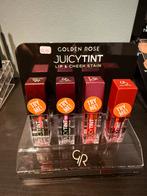 Juicy tint goldenrose testers en display, Sieraden, Tassen en Uiterlijk, Uiterlijk | Cosmetica en Make-up, Ophalen, Nieuw, Make-up