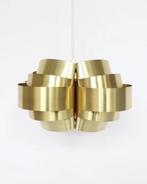 Vintage messing schalenlamp hanglamp Deens design uniek, Huis en Inrichting, Lampen | Hanglampen, Vintage retro midcentury deens design