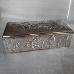 Herbert Hooijkaas theedoos verzilverd Douwe Egberts, Ophalen of Verzenden