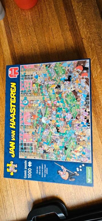 Jan van Haasteren puzzel krijt op tijd 1000 stukjes  beschikbaar voor biedingen