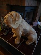 Houtsnijwerk Beeld Bulldog, Antiek en Kunst, Ophalen