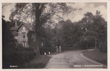 bussum nieuwe  s gravelandscheweg  1933  tekst/zegel beschikbaar voor biedingen