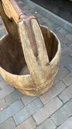 Mooie oude wateremmer. Hoffz/aura peeperkorn, Huis en Inrichting, Ophalen, Gebruikt, Hout