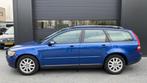 Volvo V50 1.8 Summum Airco|Leder|Trekhaak, Auto's, Voorwielaandrijving, 125 pk, 4 cilinders, Blauw
