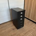 Ikea Helmer ladeblok op wielen, zwart 69x41x28cm, Huis en Inrichting, Ophalen, Minder dan 50 cm, Gebruikt, 5 laden of meer