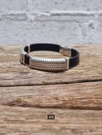 QOSS - Diverse leren heren armbanden - div afmeting - Nieuw, Sieraden, Tassen en Uiterlijk, Zwart, Nieuw, Leer, Ophalen of Verzenden