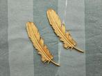 Gouden veren, Huis en Inrichting, Woonaccessoires | Overige, Ophalen of Verzenden, Nieuw