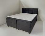Opbergbed luxe opberg bed met opbergruimte snel leverbaar, Crème, Ophalen of Verzenden, 180 cm, 200 cm