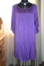 Nieuw paarse jurk XL 30% zijde 70% viscose superkoopje, Verzenden, Paars, Maat 46/48 (XL) of groter, Nieuw