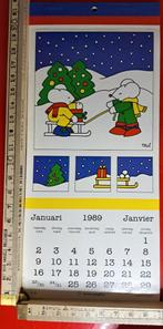 Sticker kalender Witje Wiebel Muisje getekend door Trui, Diversen, Ophalen of Verzenden, Maandkalender, Zo goed als nieuw